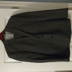 Express Gray Photographer Slim Fit 32x32 Suit Jacket and Pants